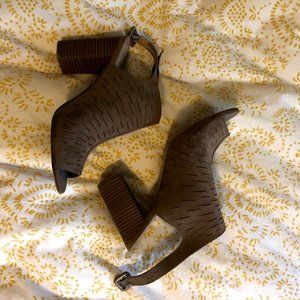 Mix No. 6 Chunky Heeled Slingback Sandals